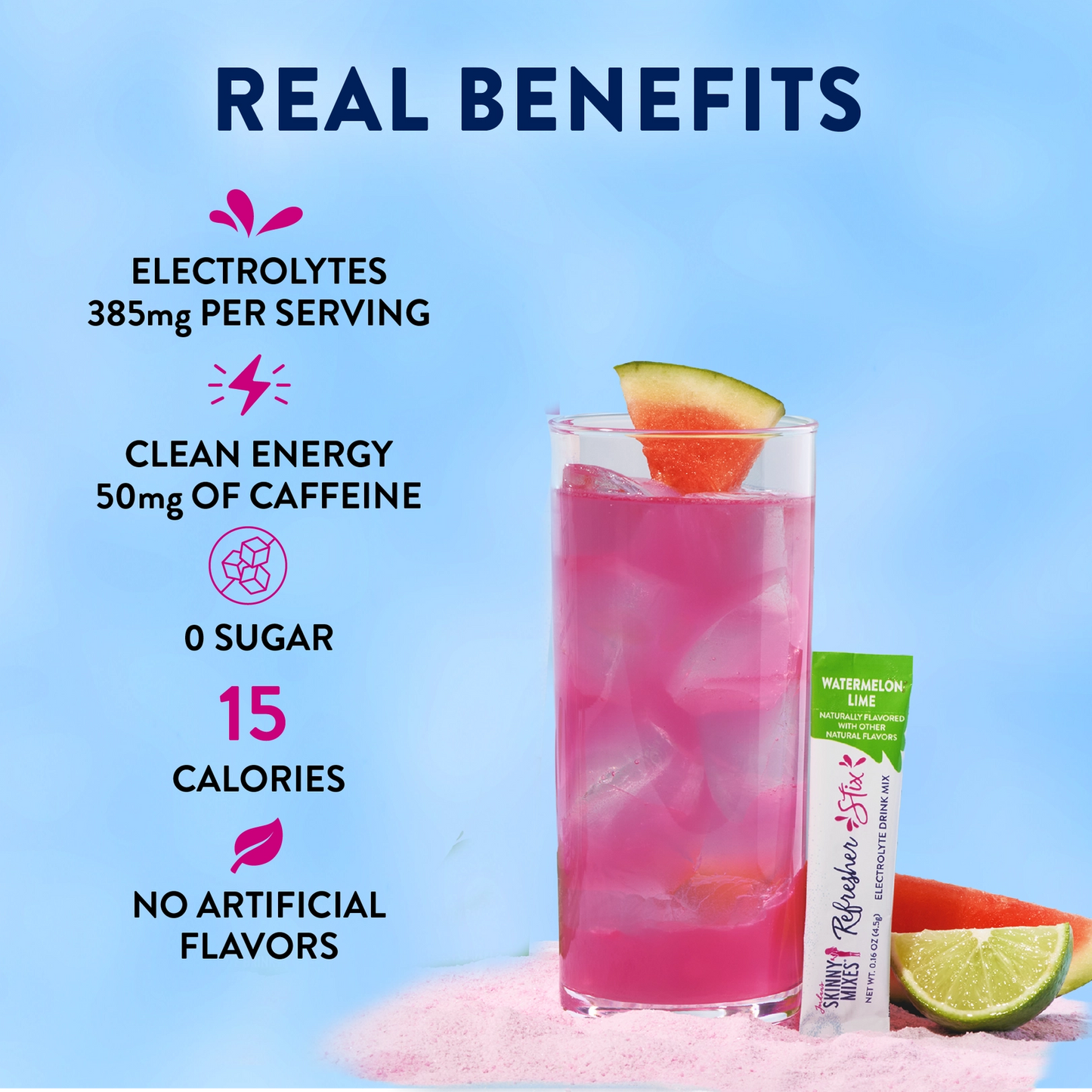 Jordan's Watermelon Lime Refresher Stix
