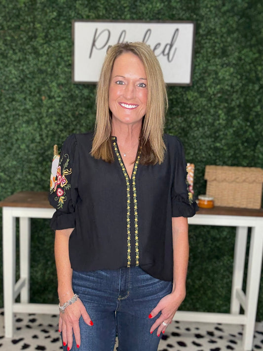 The Boho Bloom Top