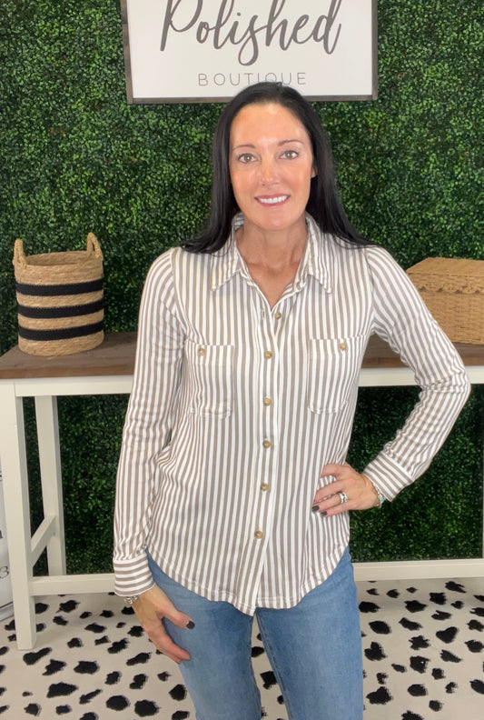 The Sarah Button Down