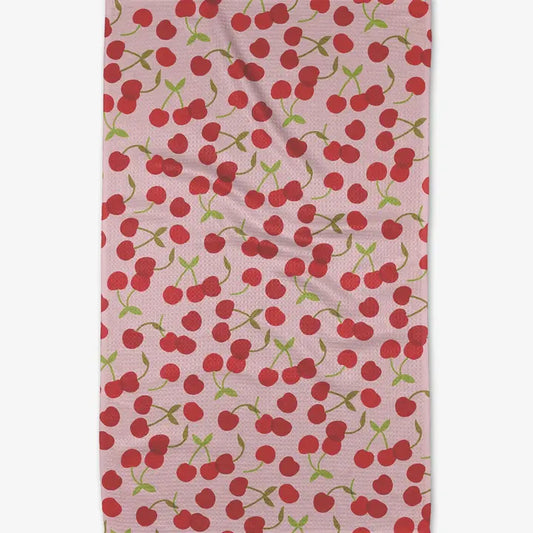 Geometry - Cheery Cherries Tea Towel