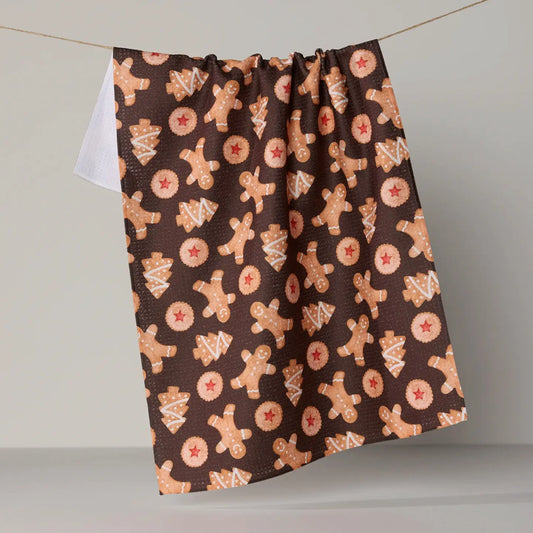 Geometry -  Holiday Cookies Tea Towel