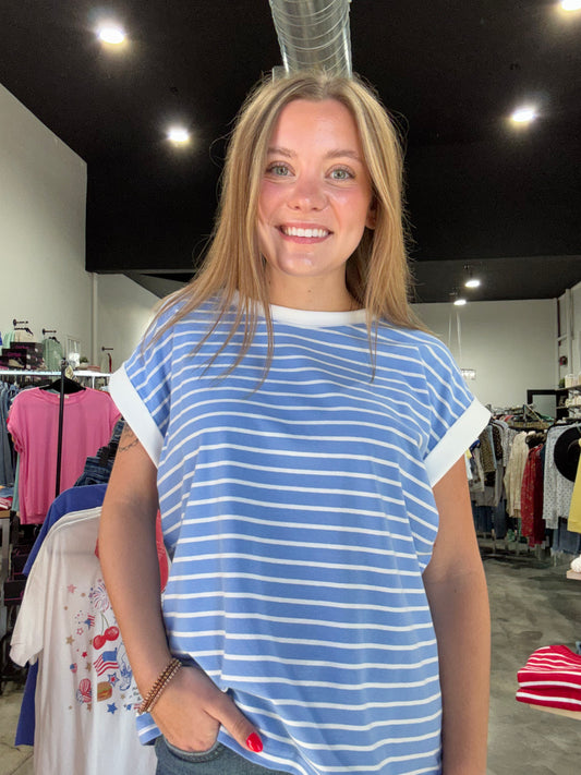 On The Go Stripe Tee