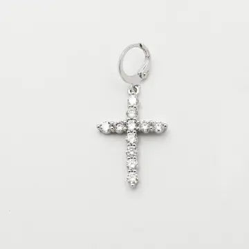 Crystal Cross Charm