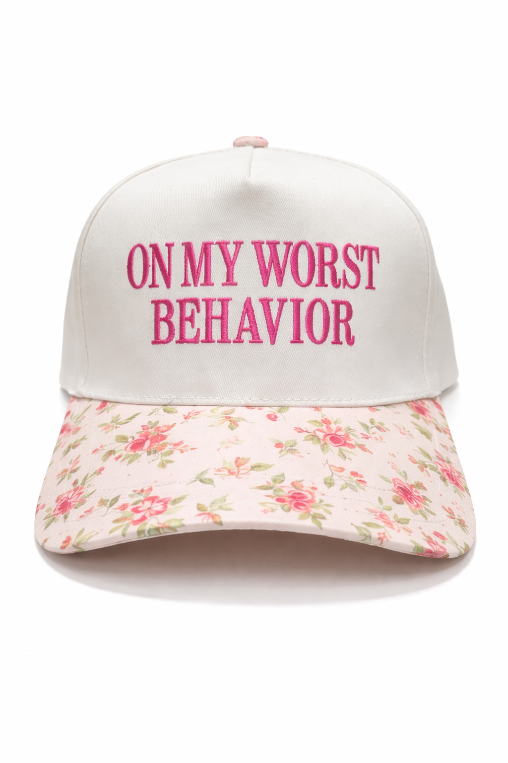 On My Worst Behavior Trucker Hat