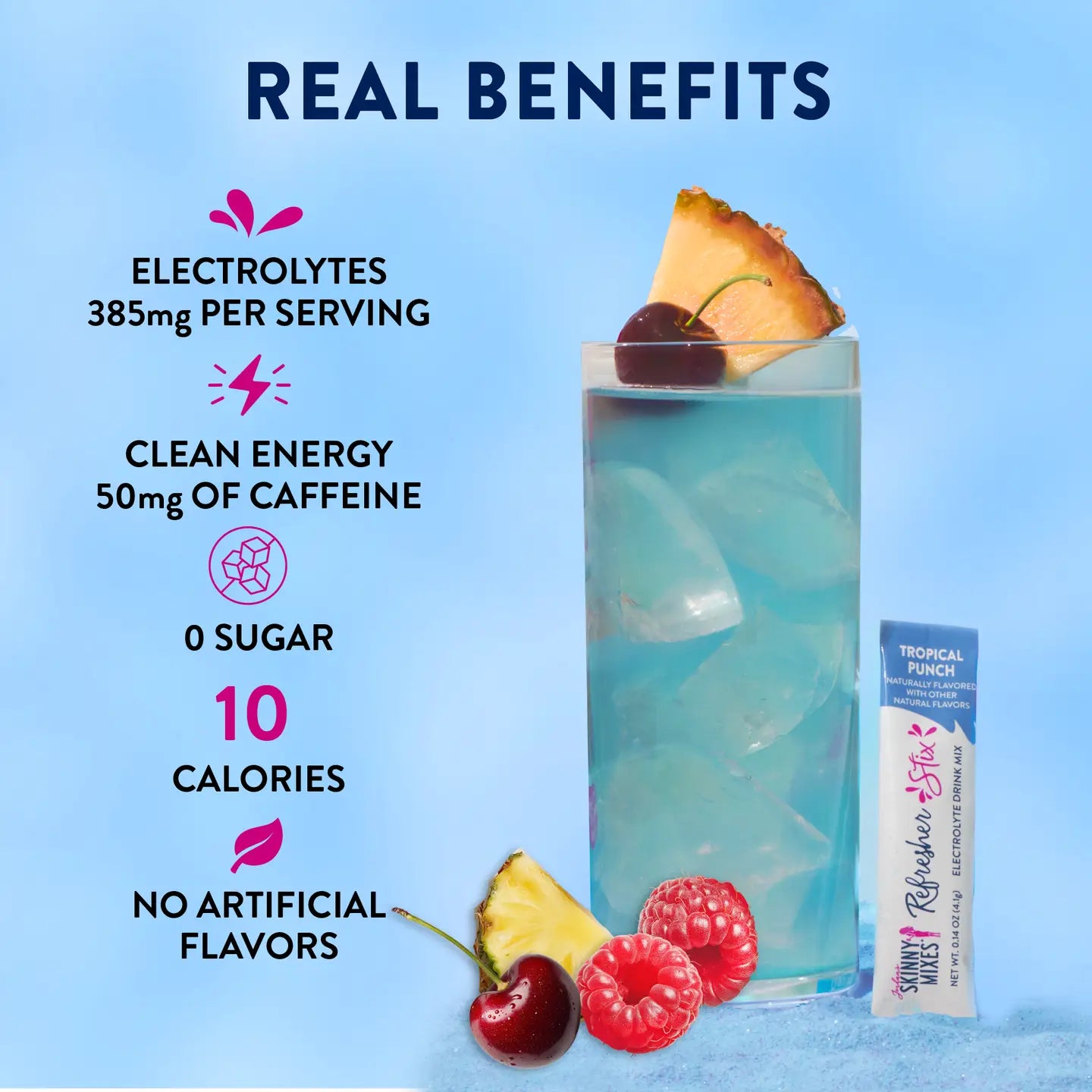 Jordan's Tropical Punch Refresher Stix