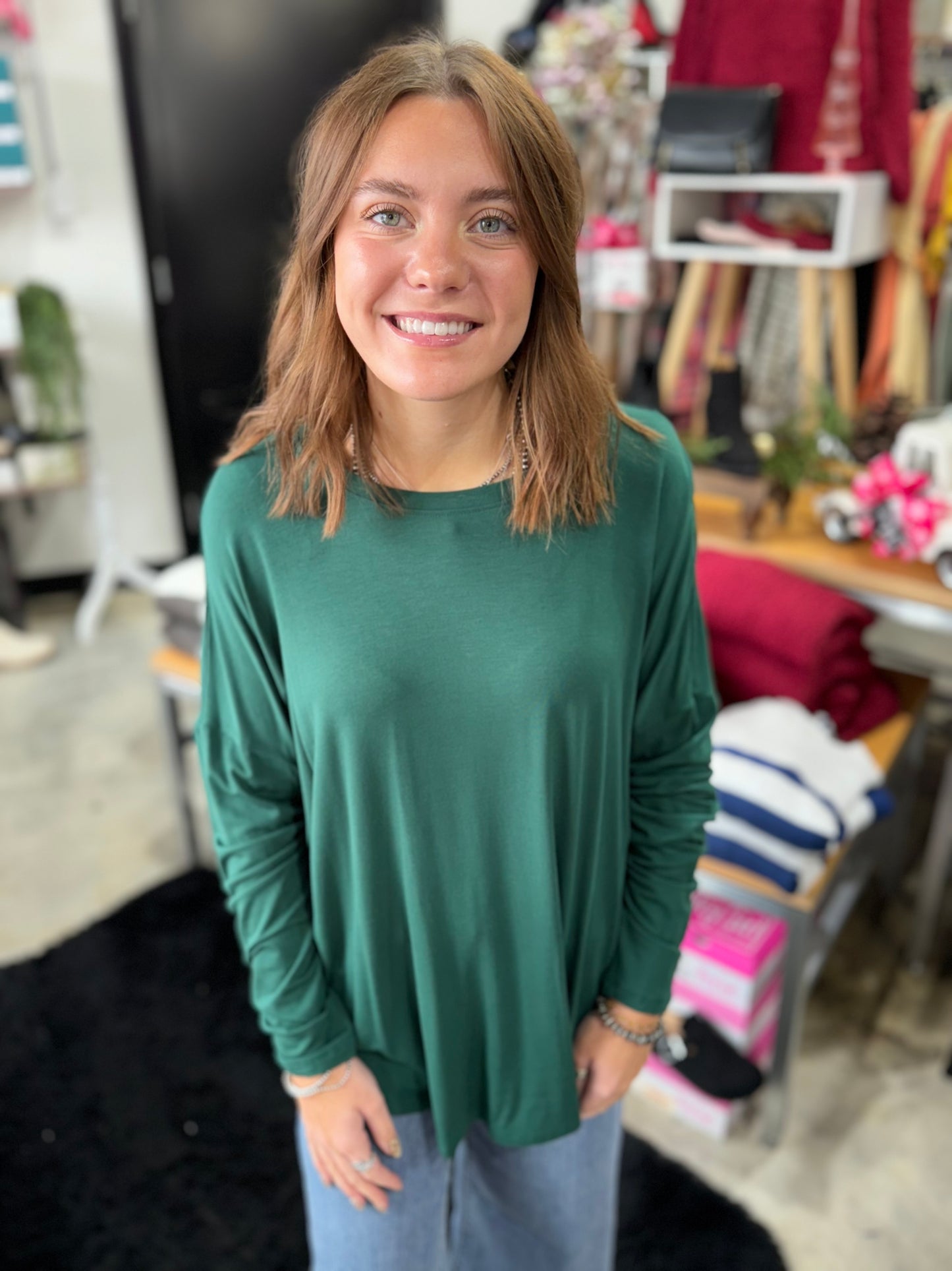 The Urban Hem Long Sleeve Top