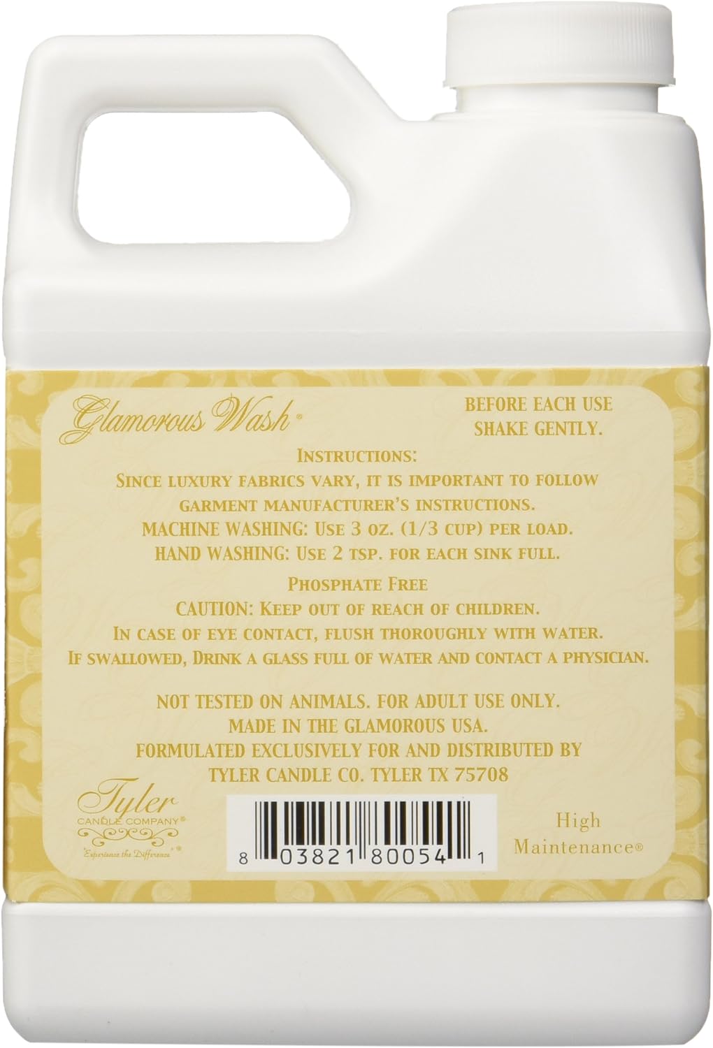 Tyler Glamorous Wash 16 oz(454 g) Fine Laundry Detergent