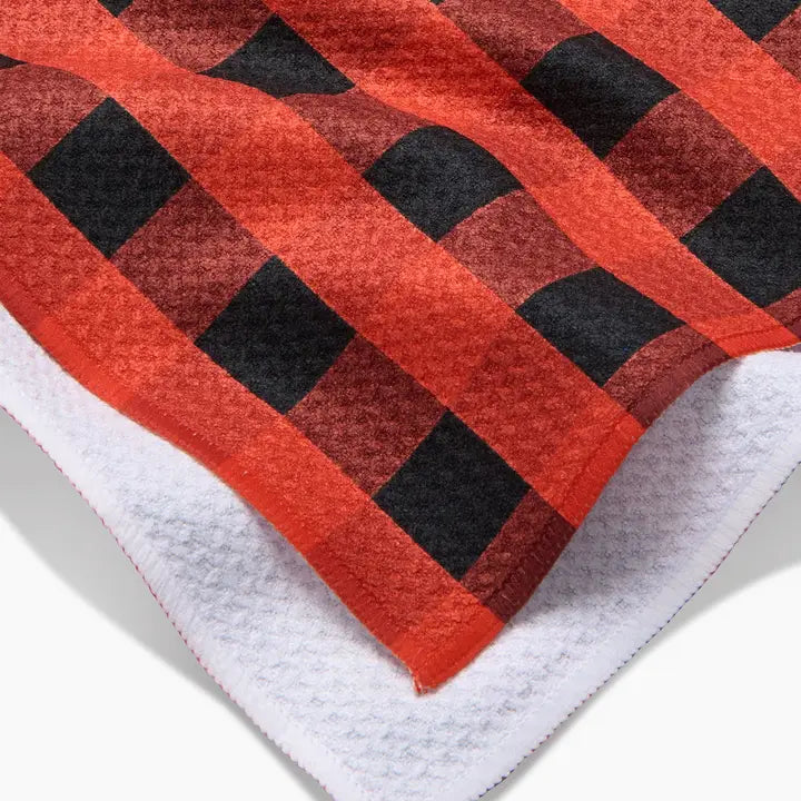 Geometry -  Burnt Ember Tea Towel