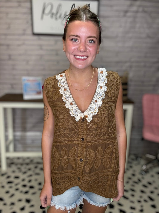 The Vintage Bloom Vest