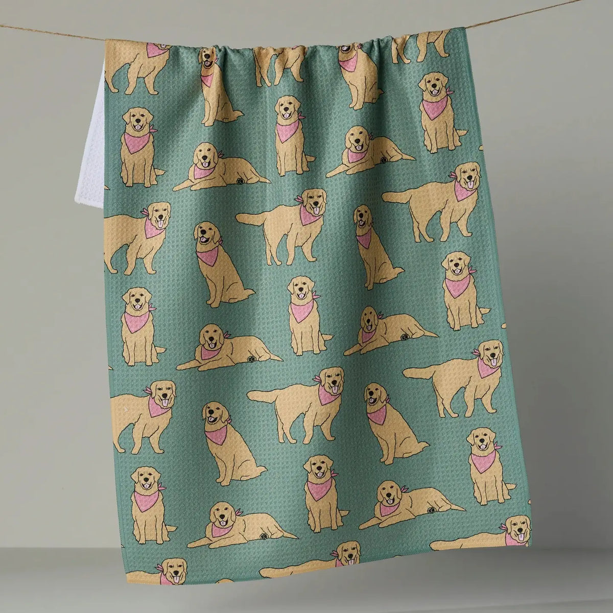 Geometry - Golden Days Tea Towel