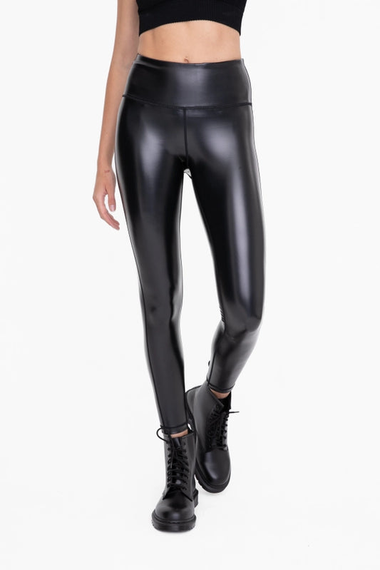 Glossy Black Leggings