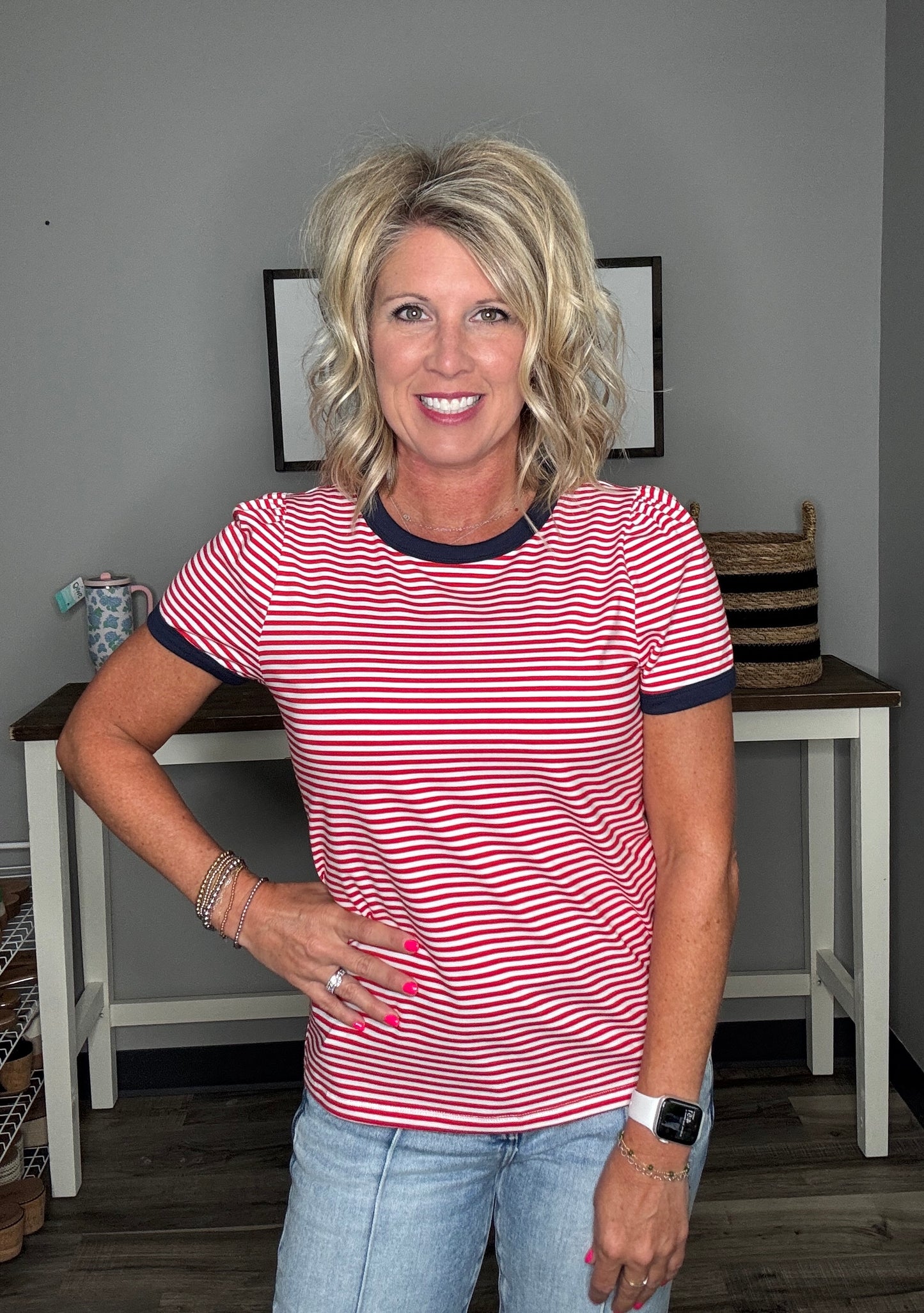 The Clubhouse Striped Top