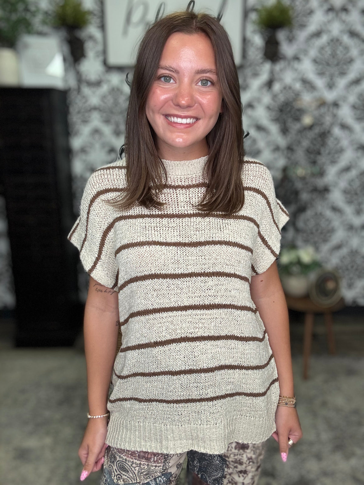 The Natural Stripe Sweater Vest