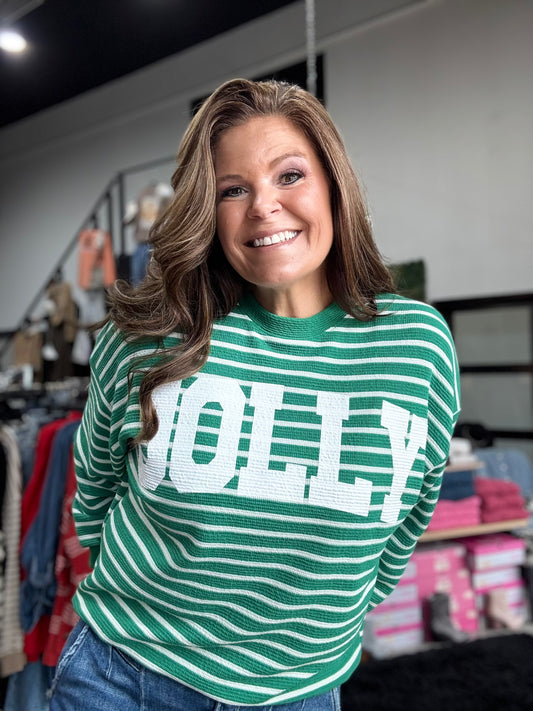 Jolly Stripe Sweatshirt