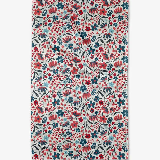 Geometry - Summer Bloom Tea Towel