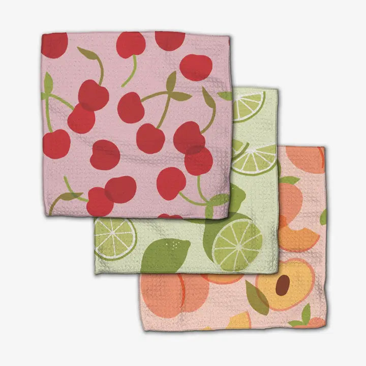 Geometry - Fruit Fun Dishcloth Set