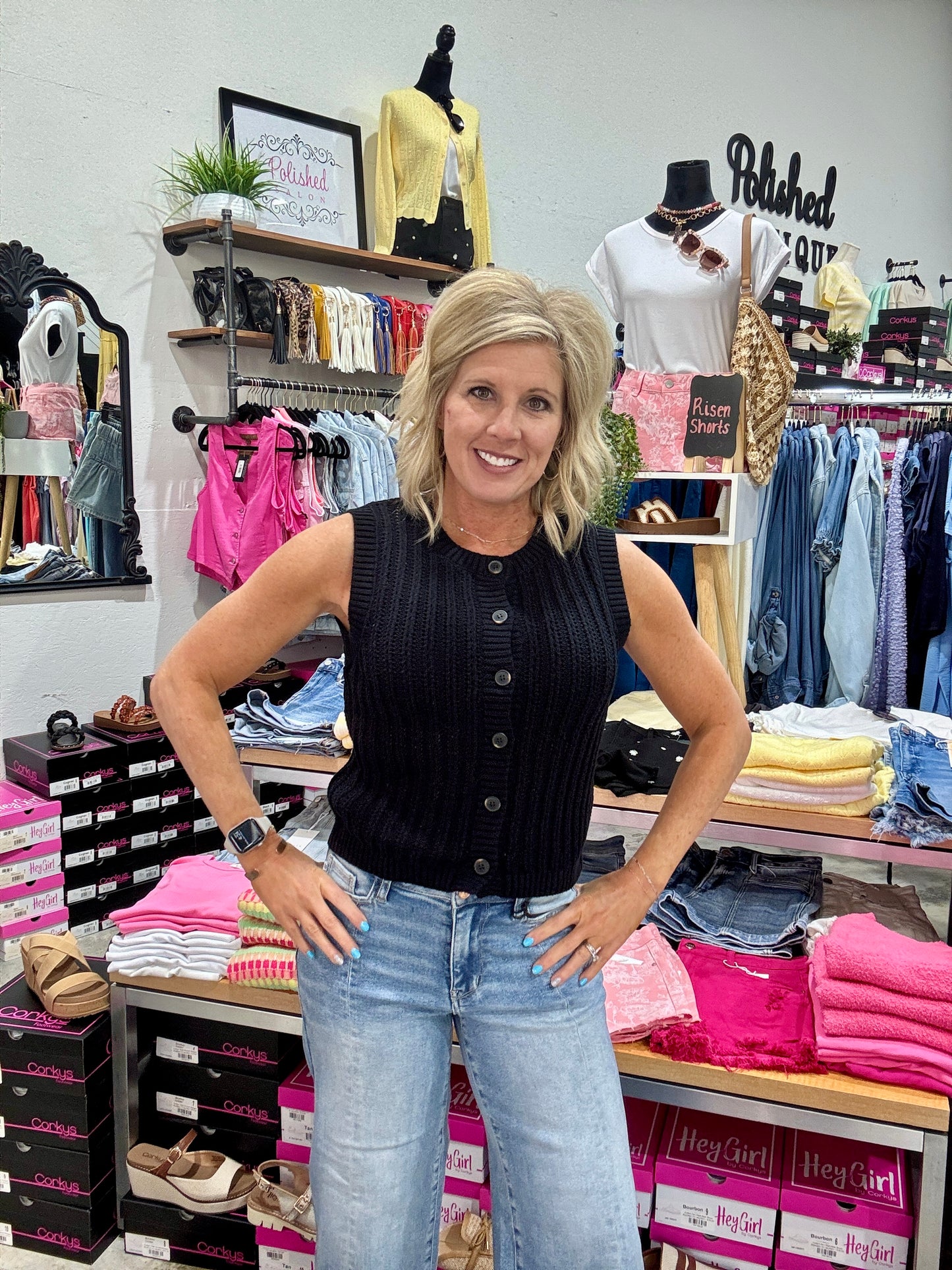 The Wendy Sleeveless Sweater