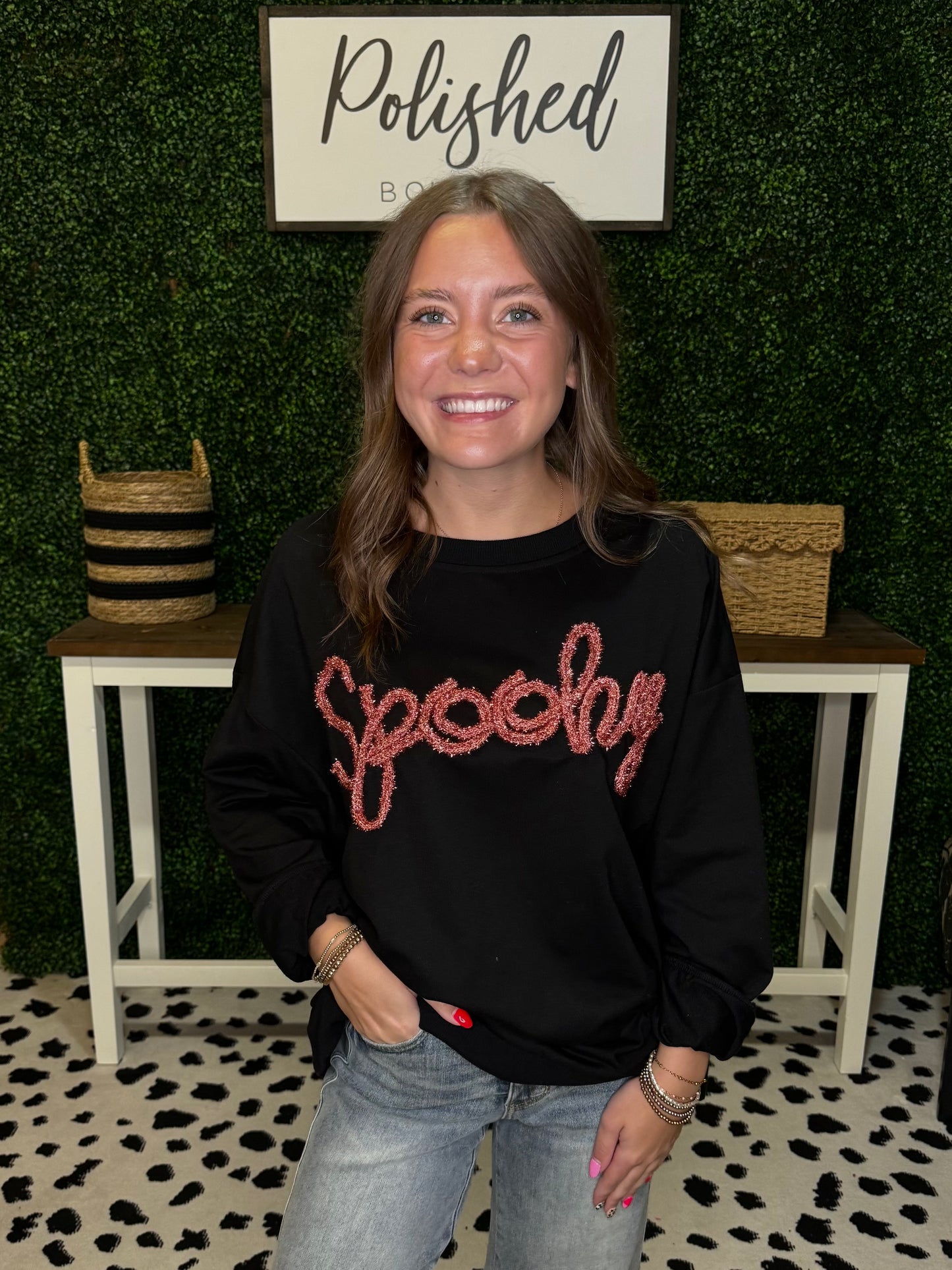 Spooky Tinsel Sweatshirt
