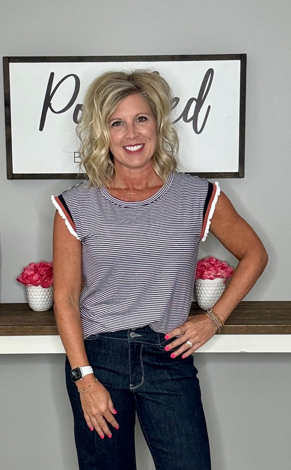 The Charlotte Striped Top