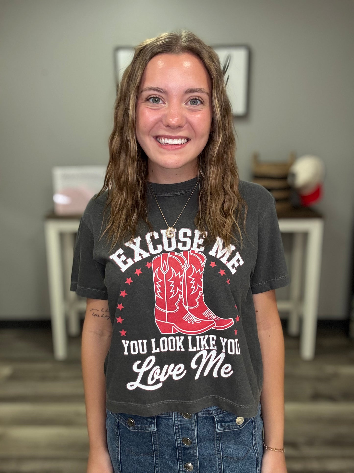 Excuse Me You Look Like You Love Me Graphic Tee