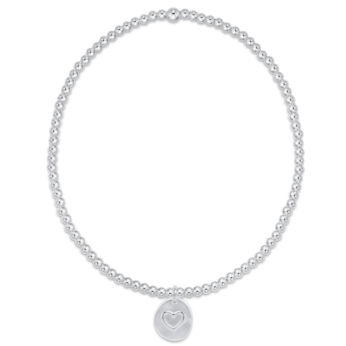 enewton Classic Sterling 2mm Bracelet - Inspire Love Small Sterling Disc