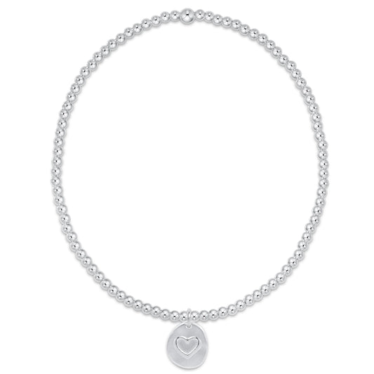 enewton Classic Sterling 2mm Bracelet - Inspire Love Small Sterling Disc