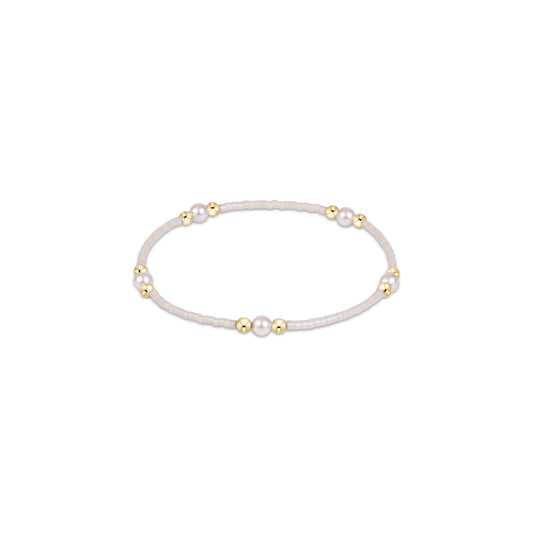 enewton Hope Purpose Pearl Bracelet - Milkshake