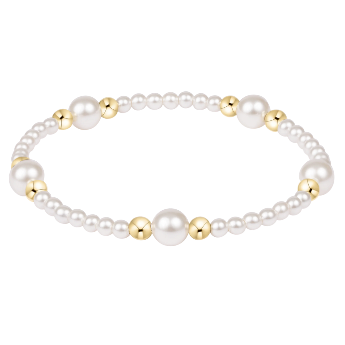 enewton Purpose Pearl 6mm Mixed Metal Bracelet