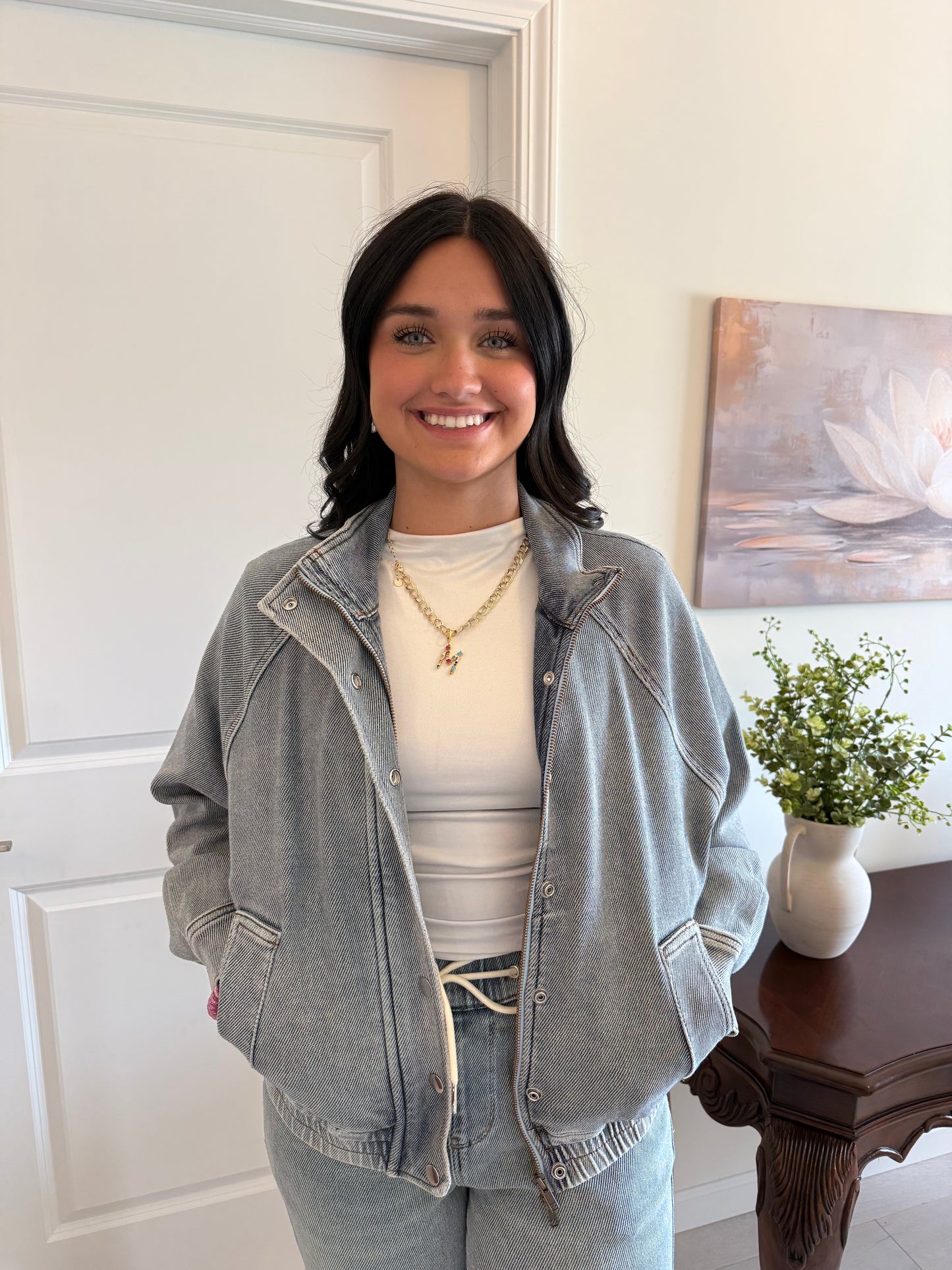 Judy Blue MARTY Bomber Jacket