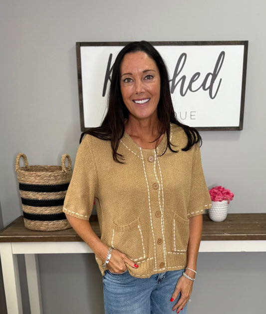 The Sweet Stitch Button Down