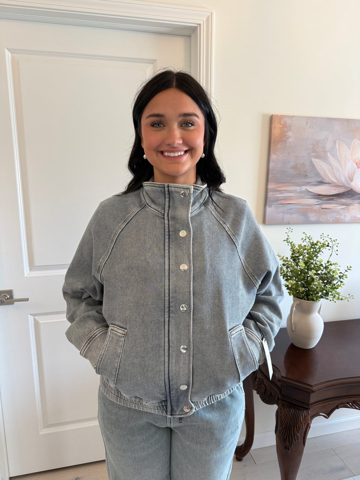 Judy Blue MARTY Bomber Jacket