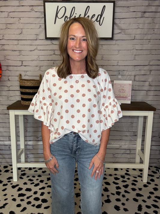 Wild Ruffle Sleeve Top