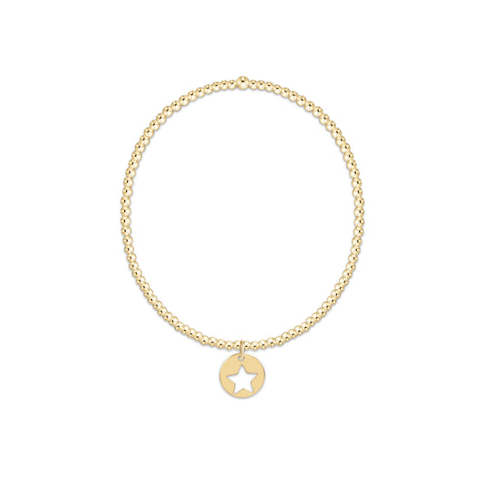 enewton egirl Classic Gold 2mm Bracelet - Star Small Gold Disc