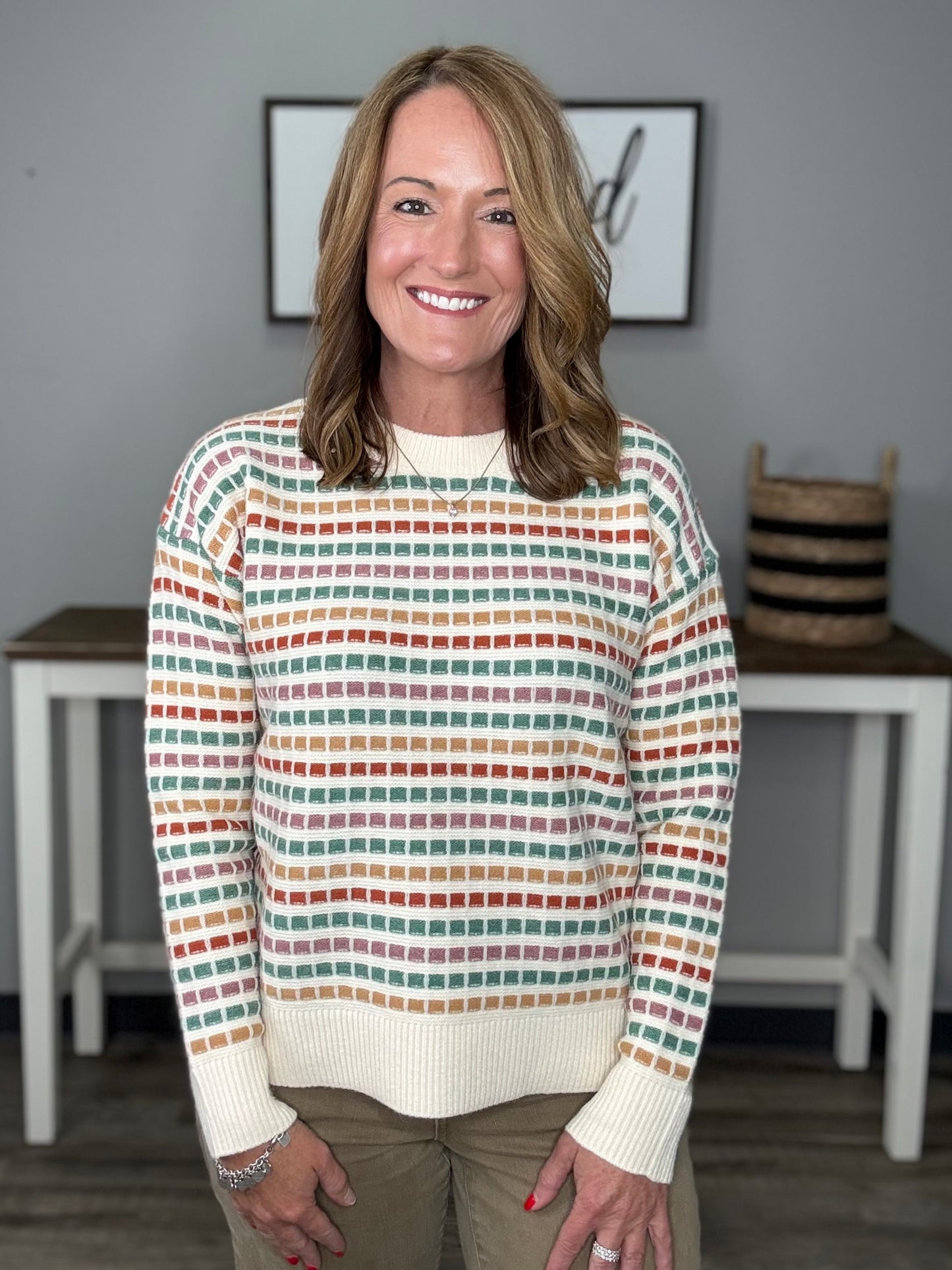 Autumn Patchwork Sweater
