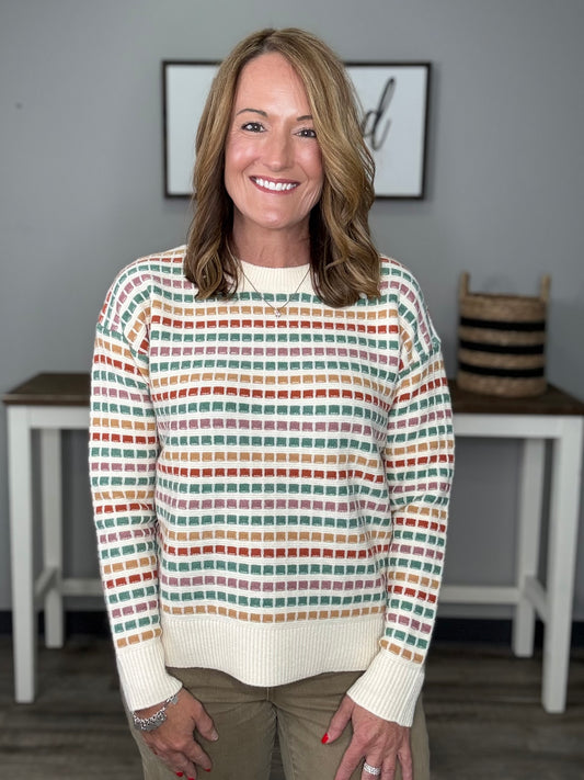 Autumn Patchwork Sweater