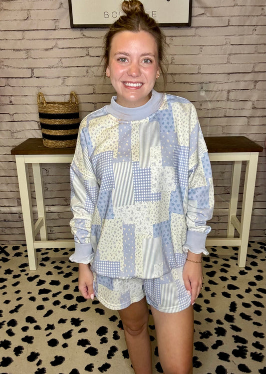 The Patchwork Print Sweatshirt