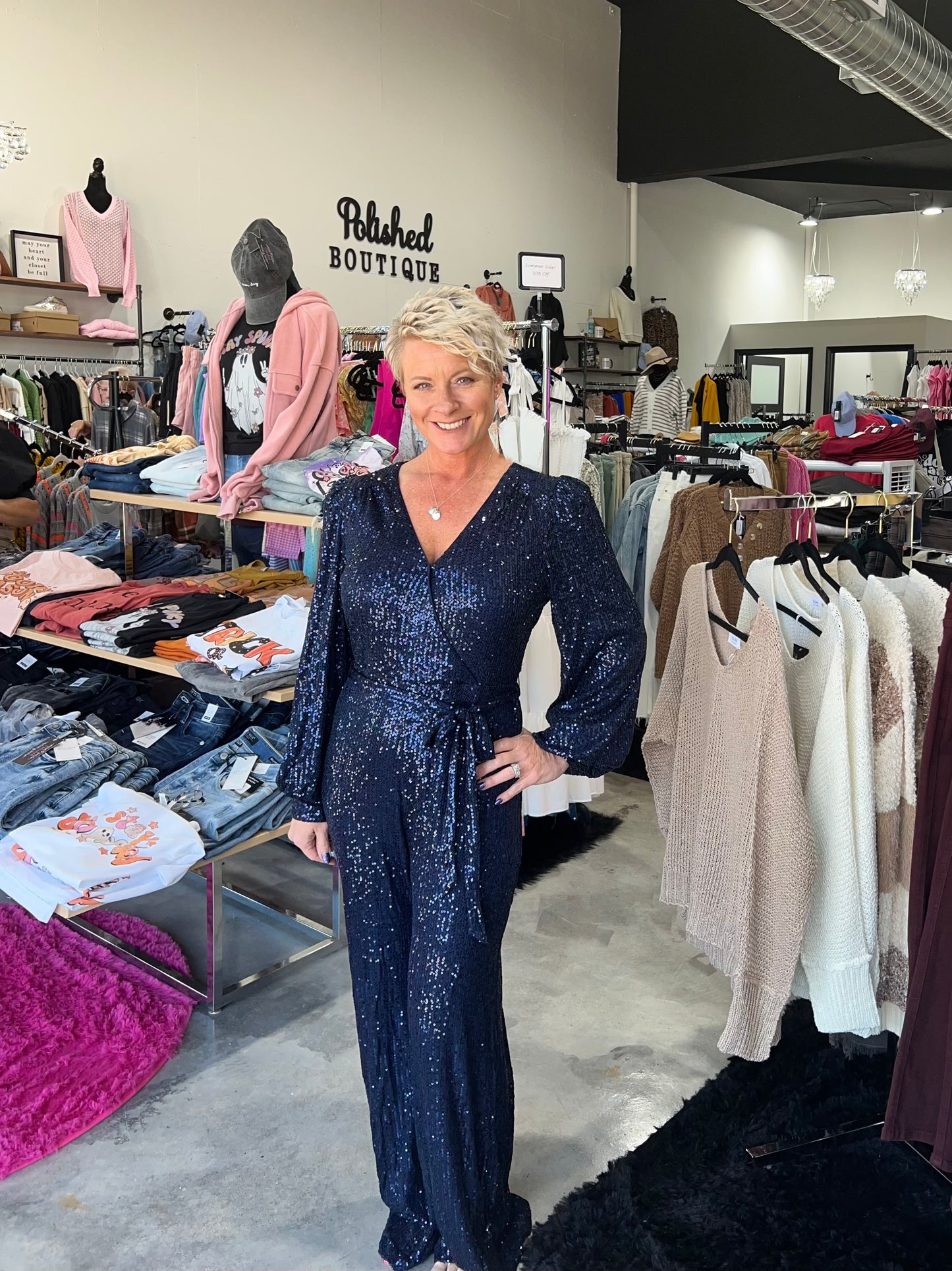 Sequin Jumpsuit