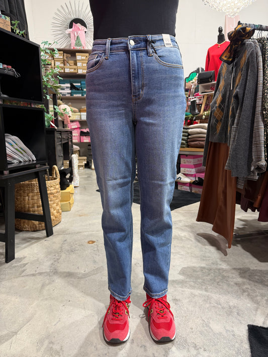 Judy Blue High Waist Ankle Straight Denim Jeans