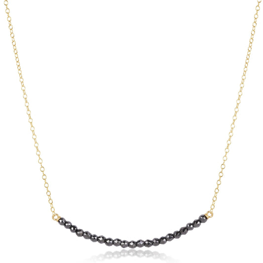 enewton 16" Necklace Gold - Beaded Bliss Faceted Hematite