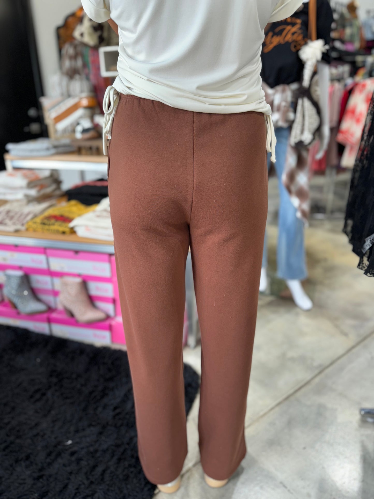 Zenana Fleece Pocket Sweatpants