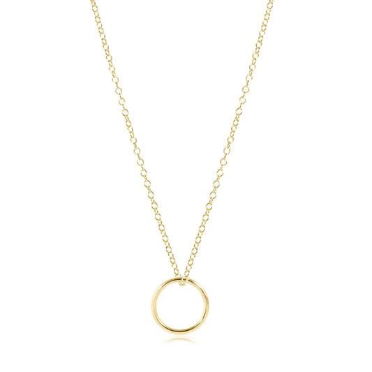 enewton 16" Necklace Gold - Halo Gold Charm