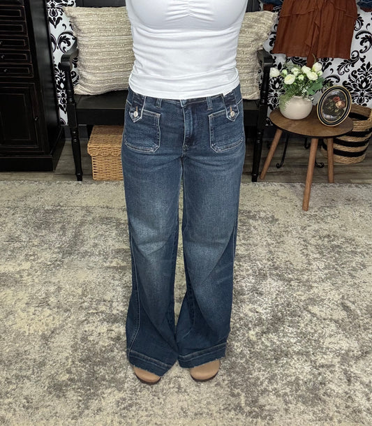 Judy Blue High Waist LUX Retro Wide
