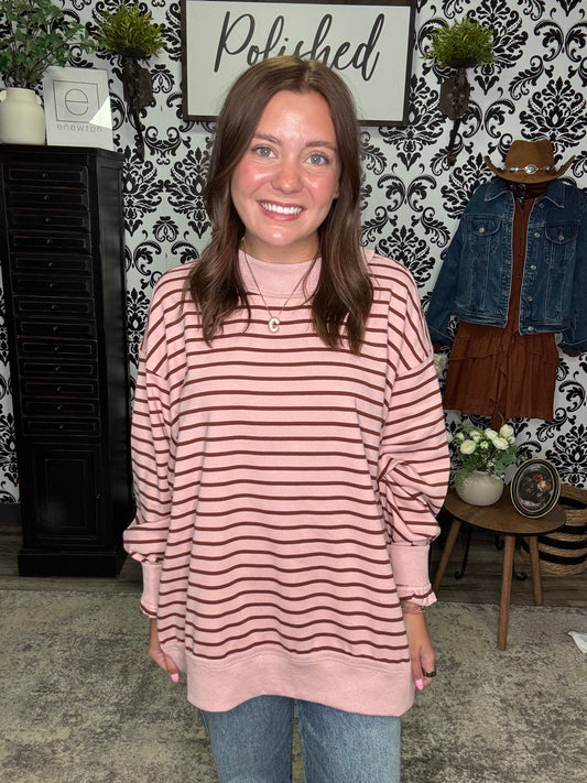 The Weekend Stripe Pullover