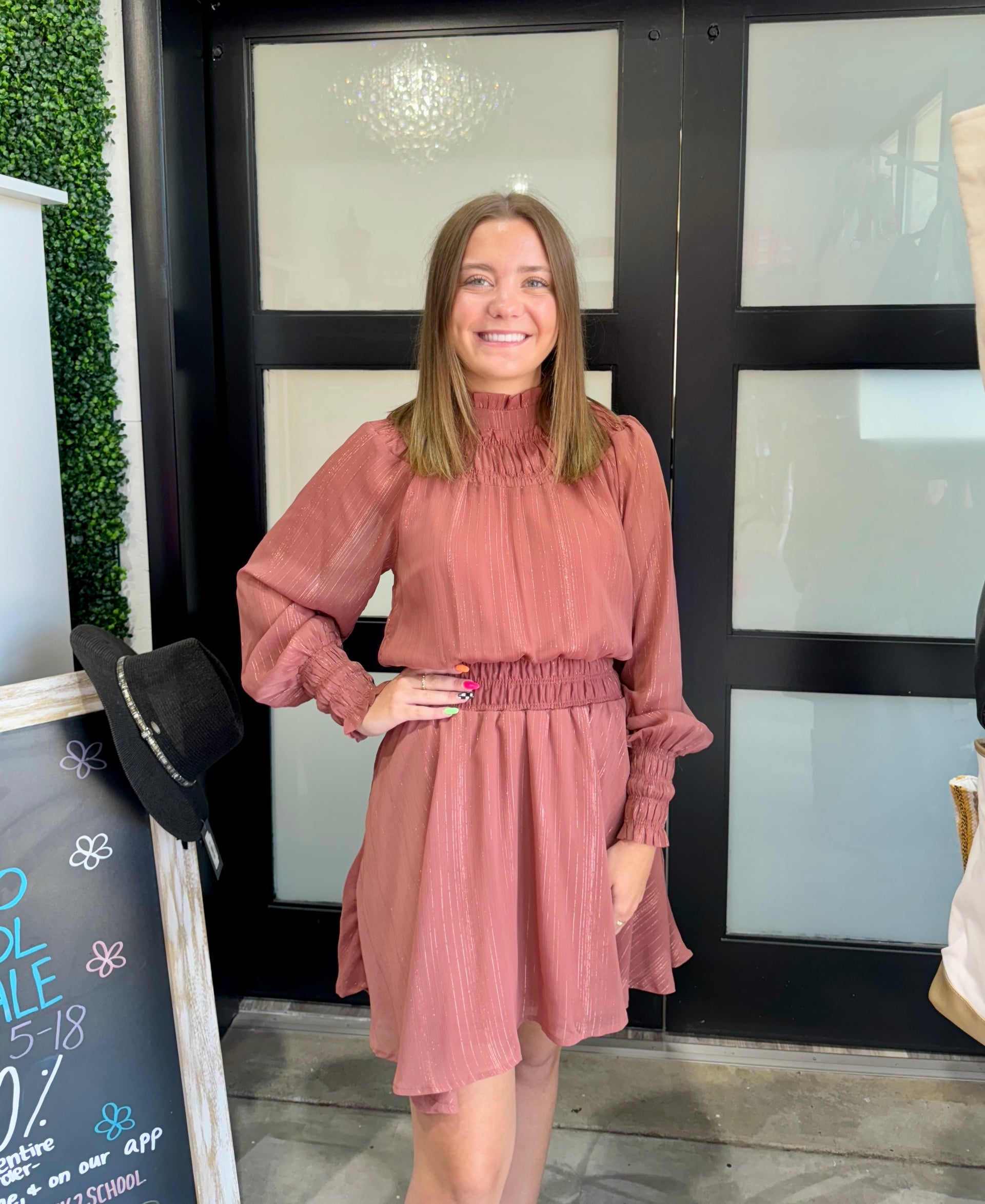 copper mini dress The Copper Mini Dress – Polished Boutique