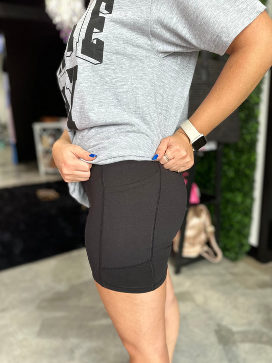 Rae Mode Biker Shorts with Side Pockets