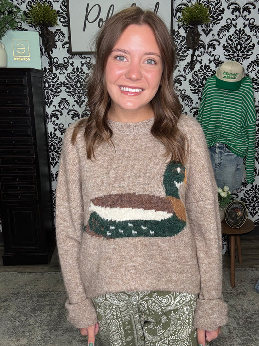 The Cozy Mallard Sweater