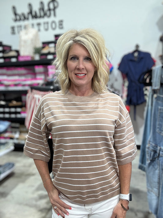 Sienna Short Sleeve Sweater