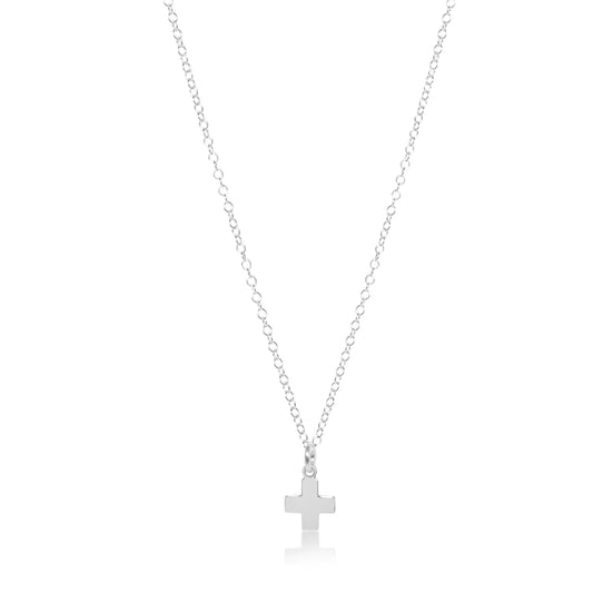 enewton 16" Necklace Sterling - Signature Cross Sterling Charm