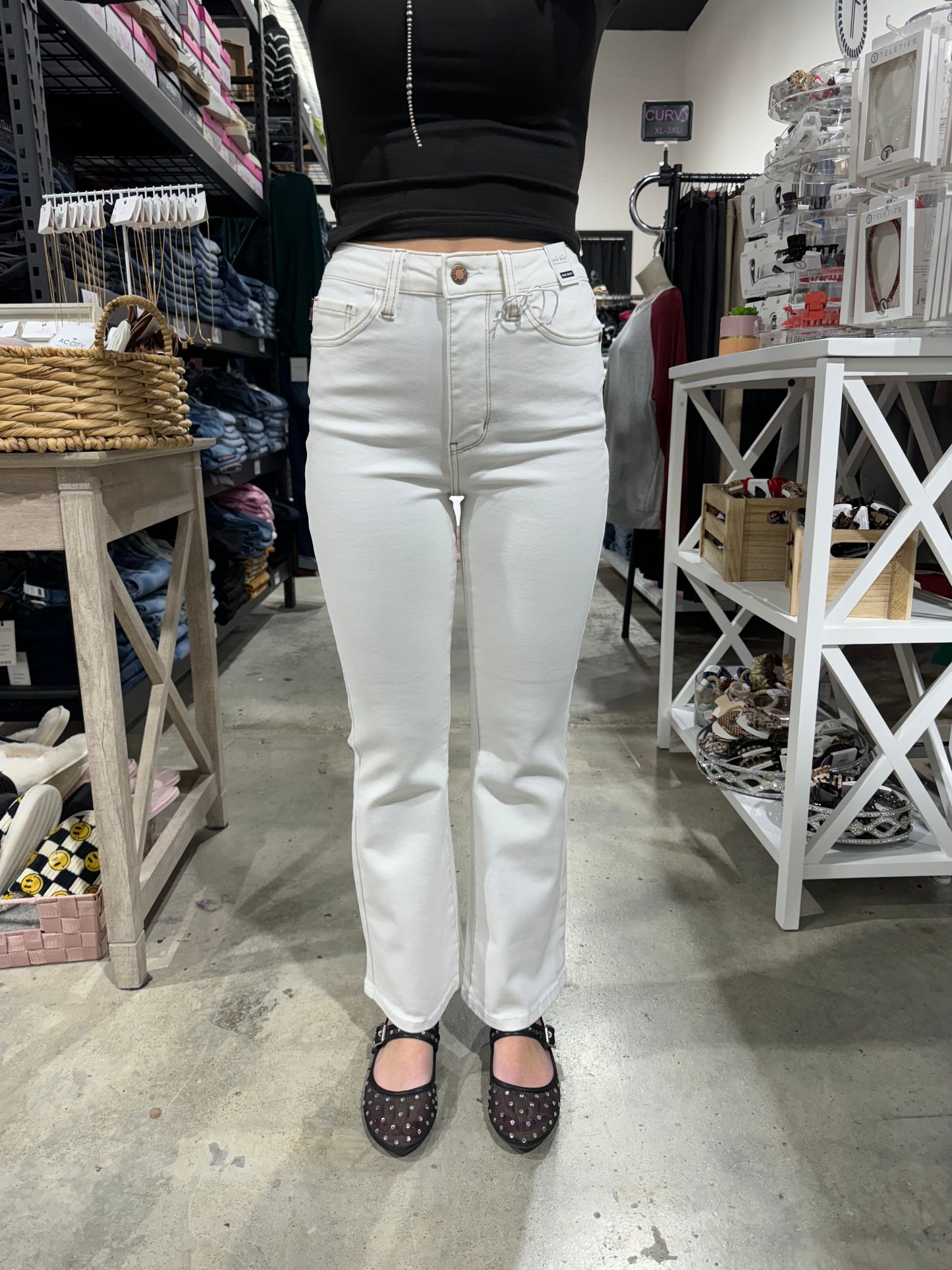 Judy Blue High Waist Kick Flare