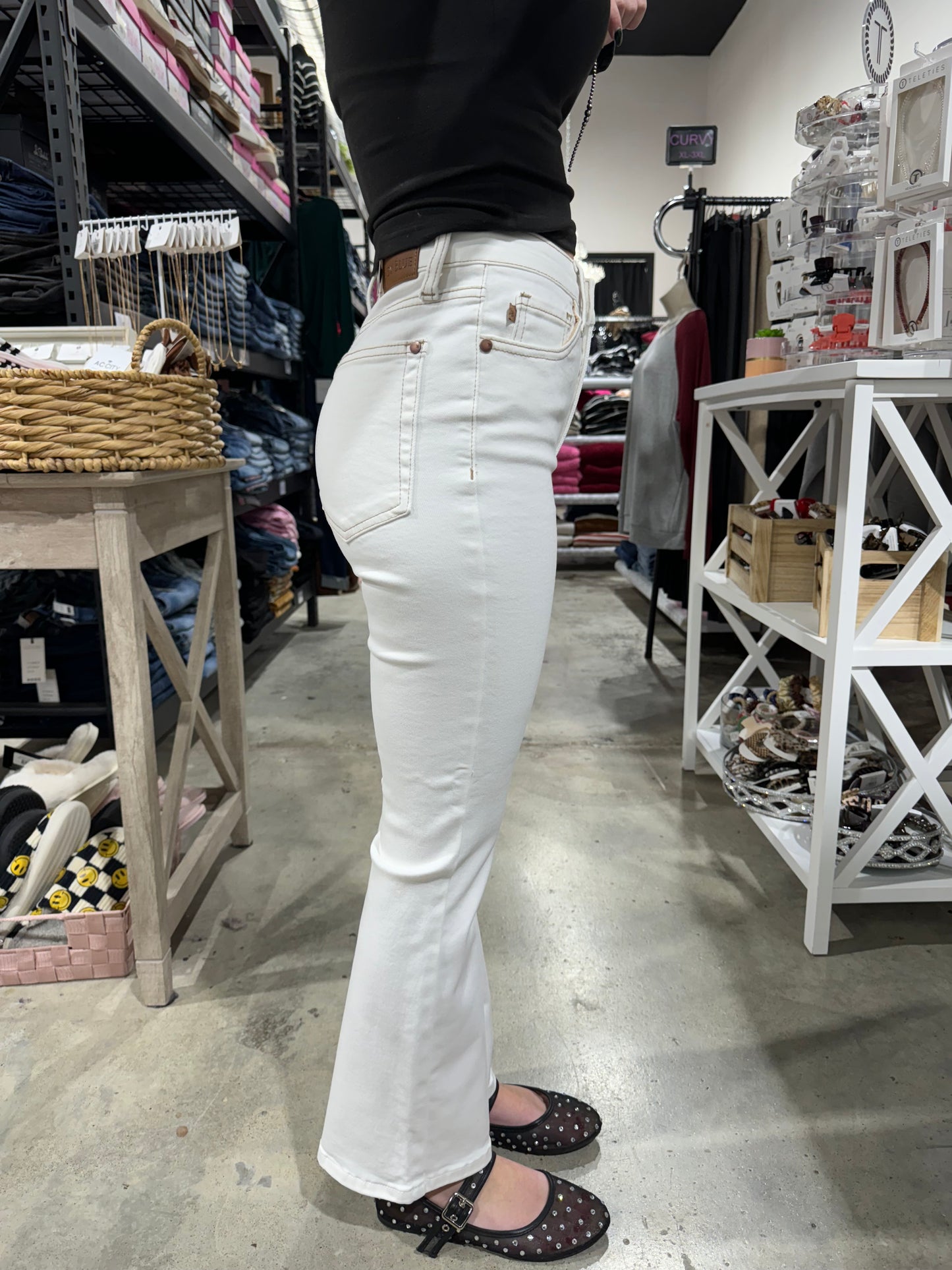 Judy Blue High Waist Kick Flare